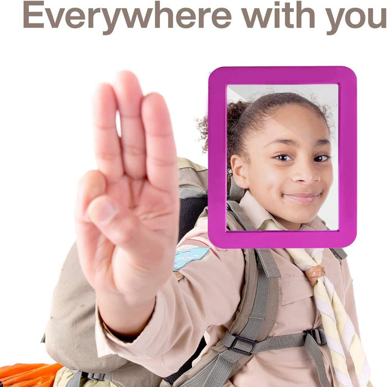 Latitude Run® Square LED Metal Wall Mirror Wayfair